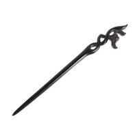 NIYANGLE Ebony Hairpin Handmade Wood Hair Chopstick Hollow Engraving for Chignon Making Vintage Headwear for Women Wedding Hair Accessories Also Beautiful Wood Anniversary for Her