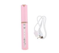 NIYANGLE Electric Eyelash Curler Portable USB Charging Preheat Pink Styling Tool