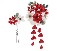 NIYANGLE Elegant Flower Hair Pin Japanese Style Headdress for Kimono Durable Bridal Hair Accessories Beautiful Floral Design for Women for Various Hairstyles