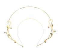 NIYANGLE Elegant Golden Alloy Hairband for Bridesmaids and Everyday Wear, Classic Vintage Style Creating Stunning New Hairstyles, Party Costume Accessory for Women