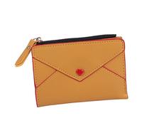 NIYANGLE Elegant Love Card Bag Pu Wallet Separate Compartment for Change Cards Easy to Clean