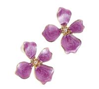 NIYANGLE Elegant Pastel Floral Earrings for Women Lightweight Faux Pearl Flower Design Comfortable All Day Wear Romantic Wedding Birthday Party Accessories