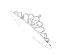 NIYANGLE Elegant Rhinestone Crown Alloy Headband Hand Made Tiara for Weddings Birthdays Proms and Special Occasions Women Headpiece for Parties and Photo Shoots