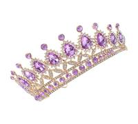 NIYANGLE Elegant Wedding Crown with Teardrop Design, Meticulous Craftsmanship and Comfortable Fit, Stylish Bridal Hair Accessory for Women at Weddings and Birthday Parties
