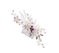 NIYANGLE Elegant Wedding Hair Comb for Bride Lightweight Abs and Iron Wire Material, Stylish and Easy to Wear Bridal Hair Accessory for Holiday and Bridal Occasions