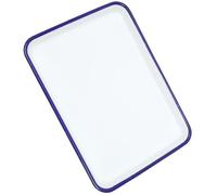NIYANGLE Enamel Bake Pan Rectangular 10.63x7.48x0.98in Heat-Resistant Enamelware Tray for Baking and Serving in Kitchen