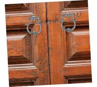 NIYANGLE European Style Zinc Alloy Door Knocker Single Front Door Security Knocker for Home and Commercial Portals Easy Installation Thickened Material Sophisticated Simple Design