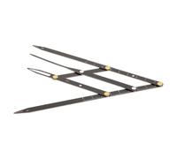 NIYANGLE Eyebrow Accurate Measurement Tool Golden Ratio Stainless Steel Measuring Ruler with Three-point Sliding Design for Drawing Eyebrow Shape and Lip