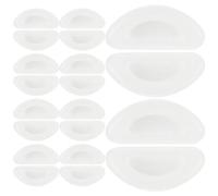 NIYANGLE Eyeglass Nose Pads Nosepad Replacement Kit Silicone 25 Pairs Self-Adhesive D-Shaped Anti-Slip for Enhanced Comfort Glasses and Sunglasses for Frame Types
