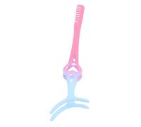 NIYANGLE Eyelash Clamp with Integrated Comb Metal Lash Tweezer for Easy Application of False Eyelashes Durable and Resistant for Grooming Lashes and Brows