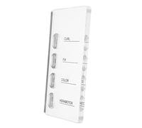 NIYANGLE Eyelash Grafting Board Acrylic Lash Holder for Easy Extensions Portable Tool for Personal and Salon Use Smooth for Safe Application Convenient Storage for Various Lengths