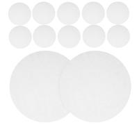 NIYANGLE Filter Discs Paper 100pcs 18cm Rate Flow Medium Qualitative White Filtration Paper for Vacuum Filtration and Lab Scientific Experiments