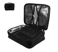 NIYANGLE Fire Resistant Portable Document Storage Box with Lock Multi Layer Organizer Bag for Certificates Passports Photos and Important Files Home Use Essential