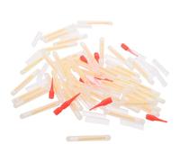 NIYANGLE Fishing Glow Sticks and Flexible Attachment Design for Night Bite Indicator 100pcs with Waterproof Polyethylene Material High Visibility Rod Tips for Bank Fishing and Reservoirs