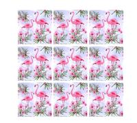 NIYANGLE Flamingo Printed Paper Napkins Premium Quality Creative Patterns 40pcs with Good Absorbent Ability Disposable Napkins in White for Party and Banquet for Daily Use