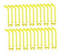 NIYANGLE Fluorescent Plastic Glasses Temples and Eyeglasses Frame Connectors, 30pcs Glow-in-the-dark Eyeglass Arms for Boys and Girls, Diy Toy Glasses Accessories for Night Use