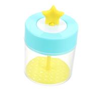 NIYANGLE Foaming Bubbler for Face Wash and Shower Gel, Plastic Facial Foamer Cup with Automatic Rebound Pump, Blue Star Design, Suitable for Skincare and Bath Cleansers