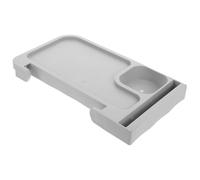 NIYANGLE Foldable Chair Cup Tray with Antislip Slots and Expanded Space, Universal Clip-on Armrest Beverage Holder for Camping, Beach, Patio Lounge, and Outdoor Relaxation