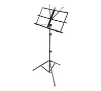 NIYANGLE Folding Floor Book Stand Multifunctional Music Holder with Retractable Tripod Height for Reading Recipes Notepads and Performances