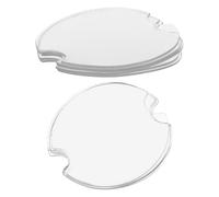 NIYANGLE Folding Ring Disk and Earring Display Cards 50Pcs Lightweight Plastic Jewelry Organizer for Retail Exhibitions