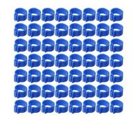 NIYANGLE Foot Rings for Pigeon Plastic 100 Pcs Lightweight Identification Tool Clip on Leg Rings Pigeons Suitable for Poultry Operations Management and Breeding