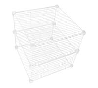 NIYANGLE Freezer Dividers Modular Wire Mesh Shelf Organizer for Deep Freezer Storage Separator Rack for Refrigerator Organization and Space Optimization