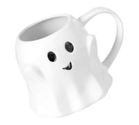 NIYANGLE Ghost Ceramic Mug for Office Water Use, Cute Halloween Drinkware