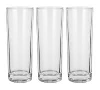 NIYANGLE Glass Drinking Glasses 3Pcs Beverage Cups for Juice Soda Restaurant Kitchen Party Use 330Ml