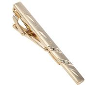NIYANGLE Golden Iron Tie Clip for Men Lightweight and Secure Hold Tie Accessory Suitable for Formal Settings and Business Events with Elegant Professional Style