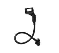 NIYANGLE Gooseneck Microphone Holder Flexible Hose Arm Adjustable Rack for Desk Recording Podcasting and Broadcasting Black