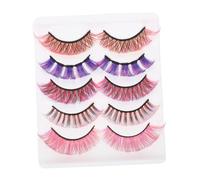 NIYANGLE Grafting Eyelashes Vivid False Lashes for Daily Use Five of Curl Russian Style Natural Look Easy Application for Eye-catching Makeup