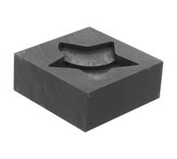 NIYANGLE Graphite Casting Mold for Jewelry Metal Melting, High Purity Graphite Crucible Star Pattern, Metal Casting Mold for Copper and Gold Smelting