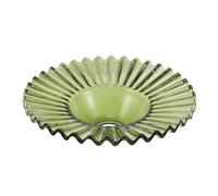 NIYANGLE Green Glass Lamp Shade for Pendant Light Replacement, Vintage Dome Bell Ceiling Shade with Artisan Handblown Craft, Reducing Eye Fatigue and Preventing Tipping, for Bedroom