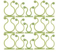 NIYANGLE Green Plant Wall Clips for Vines 90pcs Set with Adhesive Hooks, Small Medium Large Sizes, Vine Climbing Support Fixers for Indoor and Outdoor Garden Plant Traction