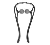 NIYANGLE Handheld Manual Neck Vibration Massager with Detachable Design, Portable Black Multi-Function Neck Massage Device for Cervical Relief and Relaxation