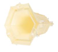 NIYANGLE Handmade Craft Mold Hexagonal Flowerpot Mold for Concrete Planter Making Reusable Plastic Suitable for Garden and Indoor Plant Pots