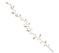 NIYANGLE Handmade Pearl Headband Hair Vine for Brides and Women 1-Piece Elegant Bridal Hair Accessories Soft Chain Design Suitable for Weddings and Special Occasions