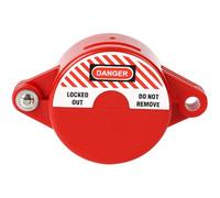 NIYANGLE Heavy Duty Industrial Gate Valve Lock for Handwheels 25-64mm Red Safety Shut Off Valve Device for Water and Gas Pipelines