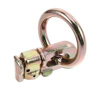 NIYANGLE Heavy Duty Lockable Truck Tie Down Ring Iron Anchor Hook for Trailer Cargo Securing Vertical Track Mount Adjustable Fit for Vehicles