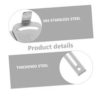NIYANGLE Heavy Duty Stainless Steel Sliding Barn Door Lock for Garden Gates and Doors Secure Latch with Non-Fading Design Suitable for Sheds Garages and Privacy Rooms