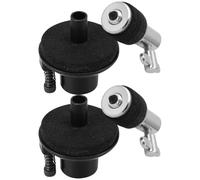 NIYANGLE Hi-hat Clutch and Cymbal Seat Holder Enhances Control and Improves Feedback 4pcs Hi Hat Hardware with Zinc Alloy and Felt Material for Drum Set Suitable for Jazz Drum Live