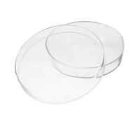 NIYANGLE High Borosilicate Glass Petri Dish 180mm Thickened Culture Dish Lid, Autoclavable Agar Plate for Biology Research and School Science Projects