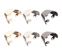 NIYANGLE High Heel Toe Caps Metal Protective Shoe Covers, 14 Pieces Set in Gold, Silver, Gunmetal for Shoe Repair and Evening Events