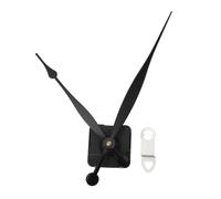 NIYANGLE High Torque Clock Movement Replacement Kit with Black Metal Hands Large Wall Clock Mechanism Shaft Length 23mm and Thread Length 11mm and Party Decor