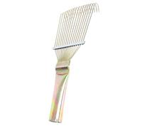 NIYANGLE Horse Grooming Rake Livestock Massage Hair Remover with Steel Construction for Domestic Animals Grooming in Animal Husbandry