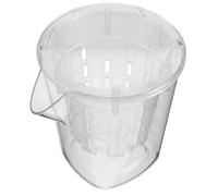NIYANGLE Hydroponic Planter Pot for Orchids and Succulents, Resin Flower Pot with Double Layer Design, Drainage Holes and Spout, for Indoor Gardening and Modern Decorative Use