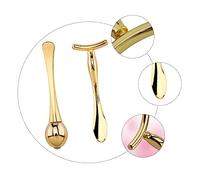 NIYANGLE Innovative Facial Mask Spoon Double-ended Eye Massager Roller for Wrinkle Reduction