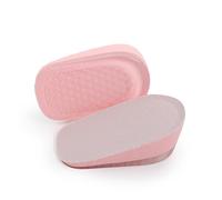 NIYANGLE Invisible 2cm Height Increase Insole Pu Fabric Half Pad Unisex Elevator Inserts Breathable Shoe Lift Cushion for Men and Women Comfortable Daily Wear
