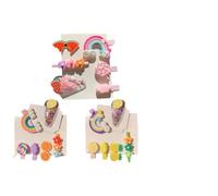 NIYANGLE Kawaii Resin Bobby Pin Set for First Birthday and Photo Prop 18pcs with Beautiful Shape, Portable and Easy to Carry Hair Accessories Color for Newborns