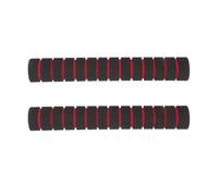 NIYANGLE Kayak Paddle Protective Covers Non-skid Sponge Grip 22cm Red Pair Paddle Rod Handle Protector for Canoe Kayaking Accessories